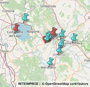 Mappa Via Strozzacapponi, 06100 Castel del Piano PG, Italia (11.15667)