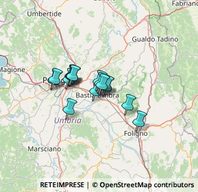Mappa Via Longarone, 06083 Bastia Umbra PG, Italia (8.26563)