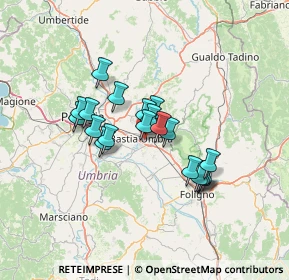 Mappa Via Dante Alighieri, 06083 Bastia Umbra PG, Italia (10.766)