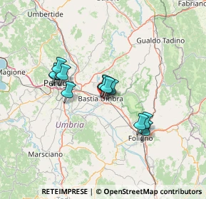 Mappa Via Dante Alighieri, 06083 Bastia Umbra PG, Italia (10.70333)