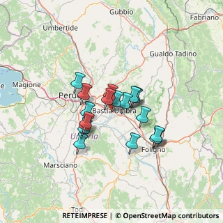 Mappa Via Hochberg, 06083 Bastia Umbra PG, Italia (10.23737)