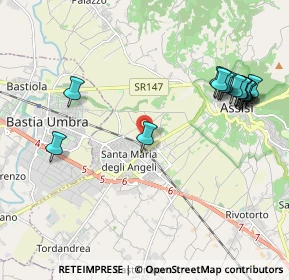 Mappa Viale Maratona, 06081 Santa Maria degli Angeli PG, Italia (2.446)