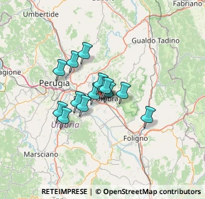 Mappa Via Giovanni Cimabue, 06081 Assisi PG, Italia (8.80071)
