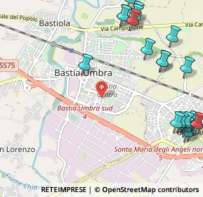 Mappa Via Carlo Marx, 06083 Bastia Umbra PG, Italia (1.5735)