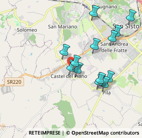 Mappa 06100 Castel del Piano PG, Italia (1.85231)