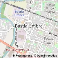 Térkép Bastia Umbra