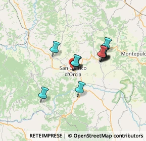 Mappa Piazza Chigi, 53027 San Quirico d'Orcia SI, Italia (5.21308)