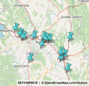 Mappa Zona Industriale ovest, 06083 Bastia Umbra PG, Italia (13.818)