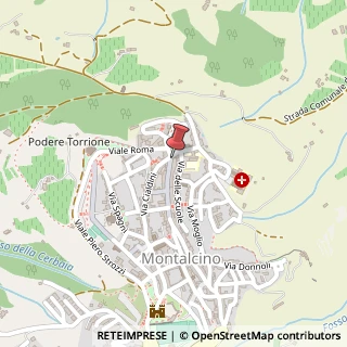 Mappa Via Giuseppe Mazzini, 70, 53024 Montalcino, Siena (Toscana)