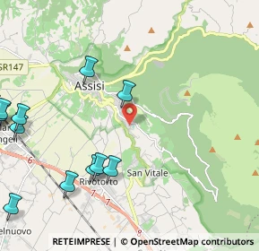 Mappa Via Giovanni Renzi, 06081 Assisi PG, Italia (3.14077)