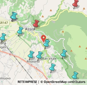 Mappa Via Giovanni Renzi, 06081 Assisi PG, Italia (2.76167)