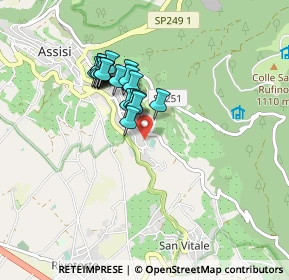 Mappa Via Giovanni Renzi, 06081 Assisi PG, Italia (0.7285)