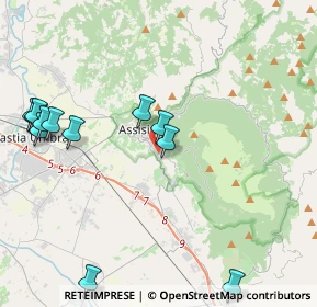 Mappa Via Giovanni Renzi, 06081 Assisi PG, Italia (5.165)