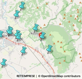 Mappa Via Giovanni Renzi, 06081 Assisi PG, Italia (5.35)