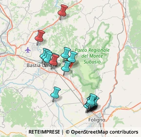 Mappa Via Giovanni Renzi, 06081 Assisi PG, Italia (7.855)