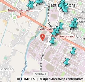 Mappa Piazza Moncada, 06083 Bastia Umbra PG, Italia (0.6845)