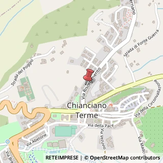 Mappa Via Risorgimento, 27, 53042 Chianciano Terme, Siena (Toscana)