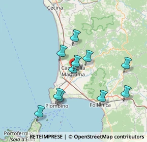 Mappa Via Montanara, 57021 Campiglia Marittima LI, Italia (14.12455)