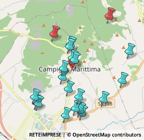 Mappa Via Montanara, 57021 Campiglia Marittima LI, Italia (2.078)