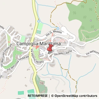 Mappa Via Roma, 10, 57021 Campiglia Marittima, Livorno (Toscana)