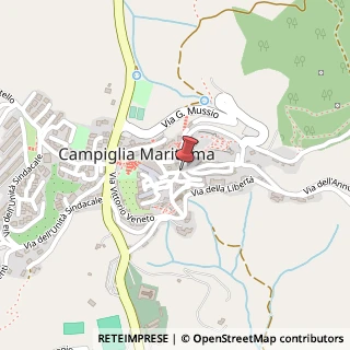Mappa Via Montanara, 7, 57021 Campiglia Marittima, Livorno (Toscana)