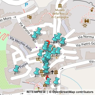 Mappa Via Montanara, 57021 Campiglia Marittima LI, Italia (0.0375)