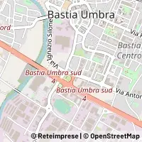 Karte Bastia Umbra