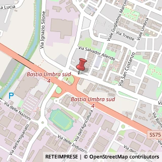 Mappa Via Antonio Gramsci, 102, 06083 Bastia Umbra, Perugia (Umbria)