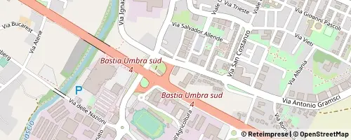 Mappa Bastia Umbra