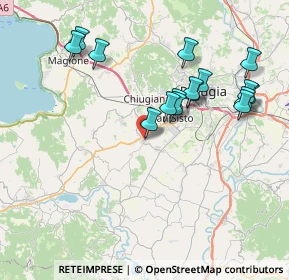 Mappa Via Strozzacapponi, 06071 Castel del Piano PG, Italia (8.085)