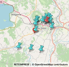 Mappa Via Strozzacapponi, 06071 Castel del Piano PG, Italia (6.63529)