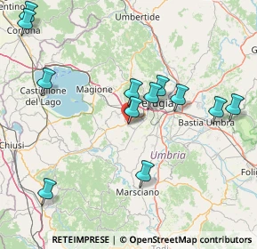 Mappa Via Strozzacapponi, 06071 Castel del Piano PG, Italia (18.09667)