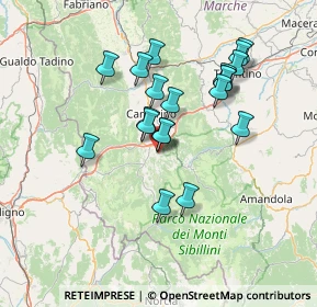 Mappa Piazza Vittorio Veneto, 62035 Pievebovigliana MC, Italia (13.1055)