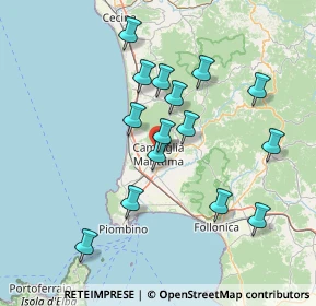 Mappa SP 20, 57021 Campiglia Marittima LI, Italia (14.40533)