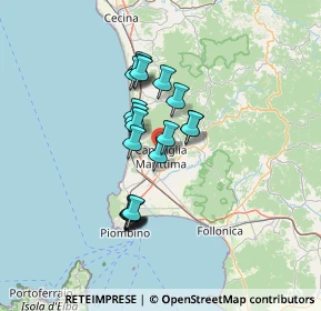 Mappa SP 20, 57021 Campiglia Marittima LI, Italia (10.948)