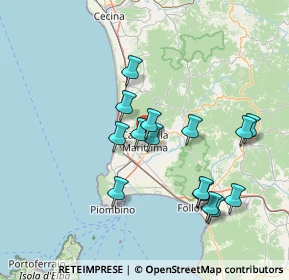 Mappa SP 20, 57021 Campiglia Marittima LI, Italia (14.31)