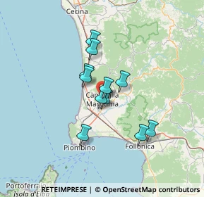 Mappa SP 20, 57021 Campiglia Marittima LI, Italia (10.06909)
