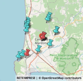 Mappa SP 20, 57021 Campiglia Marittima LI, Italia (6.00421)