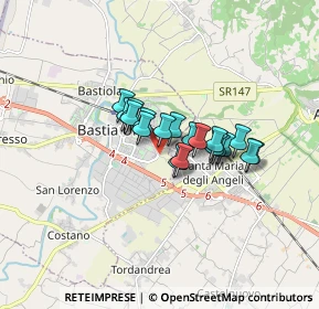 Mappa Via Cambogia, 06083 Bastia Umbra PG, Italia (1.10158)