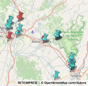 Mappa Via Cambogia, 06083 Bastia Umbra PG, Italia (10.728)