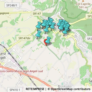Mappa Via Francesca, 06081 Assisi PG, Italia (0.88636)