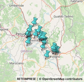 Mappa Via Risorgimento, 06081 Santa Maria degli Angeli PG, Italia (8.547)