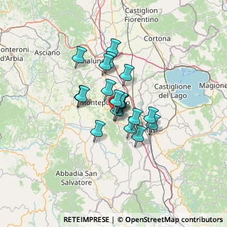 Mappa Via dei Castagni, 53045 Montepulciano SI, Italia (8.538)