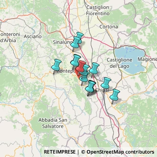 Mappa Via dei Castagni, 53045 Montepulciano SI, Italia (8.48643)