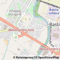 Map Bastia Umbra