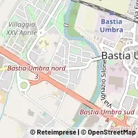 Karte Bastia Umbra