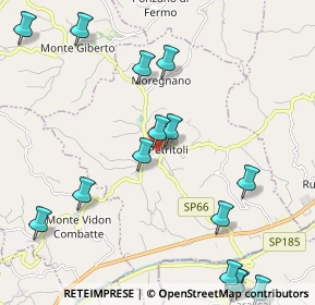 Mappa Piazza Mazzini, 63848 Petritoli FM, Italia (2.76467)