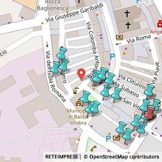 Mappa Via Colomba Antonietti, 06083 Bastia Umbra PG, Italia (0.06786)