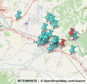 Mappa Via Colomba Antonietti, 06083 Bastia Umbra PG, Italia (2.651)