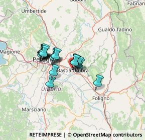 Mappa Via Colomba Antonietti, 06083 Bastia Umbra PG, Italia (9.933)
